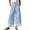 Blue, variant on Vrorvz Polka Dot Pants Women Comfy Lace Wide Leg Pants with Pockets Soft Drawstring Elastic Waisted Trousers