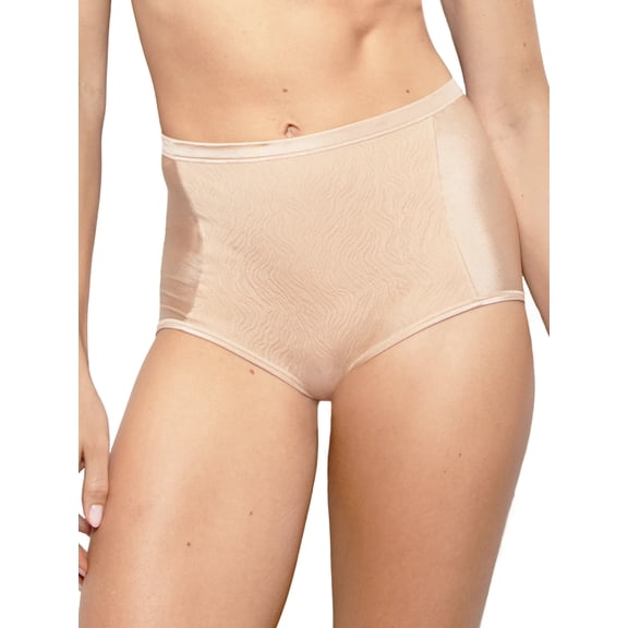 Vanity Fair Radiant Women's Light Tummy Control Shaping Underwear, Smoothing Comfort Briefs with Rear-Lifting Seams, Sizes S-5XL