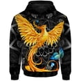 thumbnail image 3 of Ropa de otoño Y2k, sudaderas de estilo callejero Harajuku Kessing Host para hombre, sudadera con capucha con estampado de pájaros y flores, ropa para hombre, suéter holgado, 3 of 4