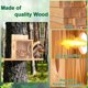 thumbnail image 5 of Comedero para Ardillas para Exteriores, Comedero de Madera para Mesa de Picnic, Casa para Ardillas, Comederos de Madera para Ardillas., 5 of 5