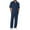 N25-Navy, variant on RMGVDSD Mens Casual 2 Piece Outfits Summer/Fall Men's Suits Comfortable Fit Solid Color Short Sleeve Shirts And Pants Set Beach Outfit Fashion Casual Tracksuit