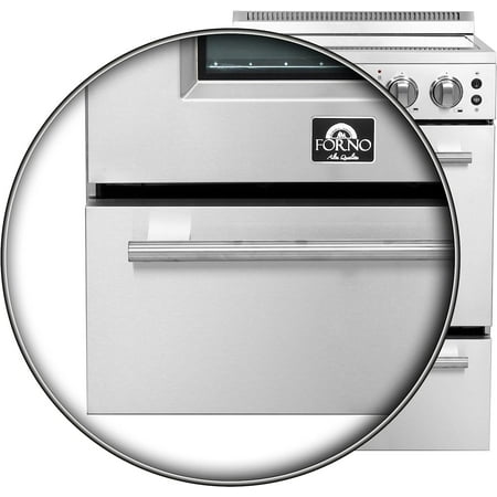 Forno Appliances - Loiano Alta Qualita 2.3 Cu. Ft. Freestanding Electric Range - Silver