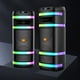 thumbnail image 5 of Altavoz 80W, Altavoz DJ Portátil de Alta Potencia de 8 Pulgadas, Luces RGB Dinámicas, V5.1, USB/TF/FM/Mic, Batería Recargable, 5 of 7