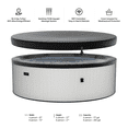 thumbnail image 6 of Wave Tahoe 4 Person Eco-Foam Round Hot Tub EnergySave Bundle with 70 Aquajet Massage System | Graphite Gray, 6 of 7