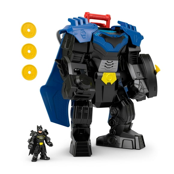 Fisher-Price-Imaginext-DC-Super-Friends-Batman-Flight-Mech-Toy-with-Lights,-Sounds-&-Action-Figure