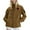 Brown, variant on Womens Mens Rain Jackets Waterproof Travel Cycling Windbreaker, Fall Winter Running Jacket Hooded Hiking Coat White XL