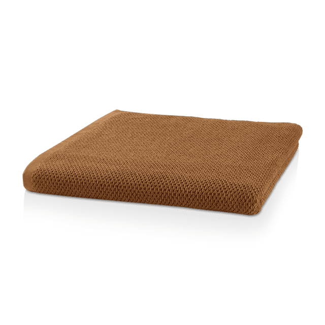 Bouclair Serviette de Bain Texturée Cognac 28x56 Po (71x142 cm)