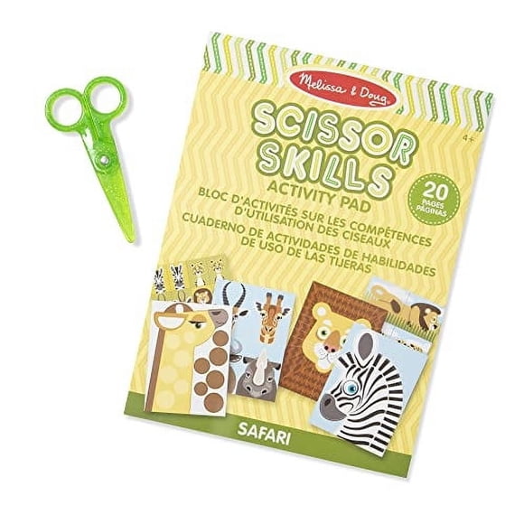 Bloc de actividades Melissa & Doug Safari Scissor Skills con