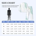 thumbnail image 4 of Lsque Gold Lines Marble Watercolor Pattern Long Sleeve Pajama Set for Men - Soft 2-Piece Sleepwear and Loungewear Set with Pockets, Comfy Nightwear-XX-Large, 4 of 7
