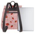 thumbnail image 3 of Easygdp Cute Strawberry C Mochila de Cuero para Mujeres, Bolso de Hombro, Bolsos de Mano de Moda para Trabajo y Viajes, 3 of 4