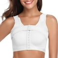 thumbnail image 2 of Women Crop Top Posture Corrector Safe Compression Front Closure Detachable Strap Women Bra Female Clothing  Skin Color XS, 2 of 13