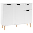 thumbnail image 3 of vidaXL Sideboard Console Cabinet with Storage for Bedroom Engineered Wood, 3 of 28
