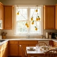 thumbnail image 4 of EGNMCR Home Decor, Room Decor Artificial Lemon Hanging Garland String With 9 Faux Lemons Rural Jute Rope Wall Decor For Kitchen Summer Farmstead Home Decoration Pl astic imitation lemon string, 4 of 5