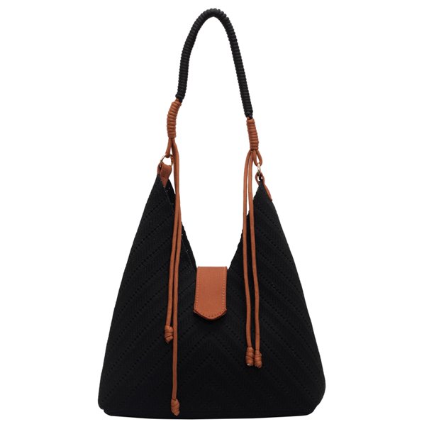 Bolso Hombro Punto Elegante para Mujeres Gran Capacidad Axila ()