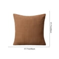 thumbnail image 3 of Funda de cojín estilo lino | Funda de almohada bohemia a cuadros para sofá y cama | Funda de cojín decorativa | Protector de almohada cuadrado de poliéster de 45x45 cm, 3 of 6