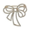 Charter Club Gold-Tone Pave Bow Pin