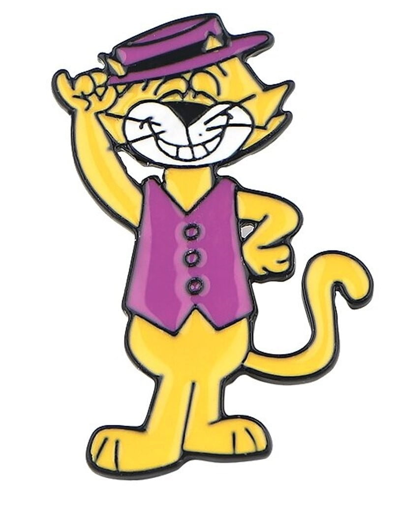 Tom Cat Cartoon Character  Inches Tall Enamel Metal Pin 
