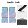 thumbnail image 4 of Naloa Fantasy Gradient Car Foot Mat Set of 4 Pieces - Universal Floor Liner Neoprene Full Set Floor Mats for Cars Trucks SUV, 4 of 7