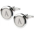 thumbnail image 2 of Gemelos con Iniciales Clásicos de Acero Inoxidable para Hombre Gemelos con 26 Iniciales Camisas de Boda Empresarial AZ$ Camisas para Hombre Iniciales Personalizadas AZ$ Iniciales Clásicas, 2 of 6