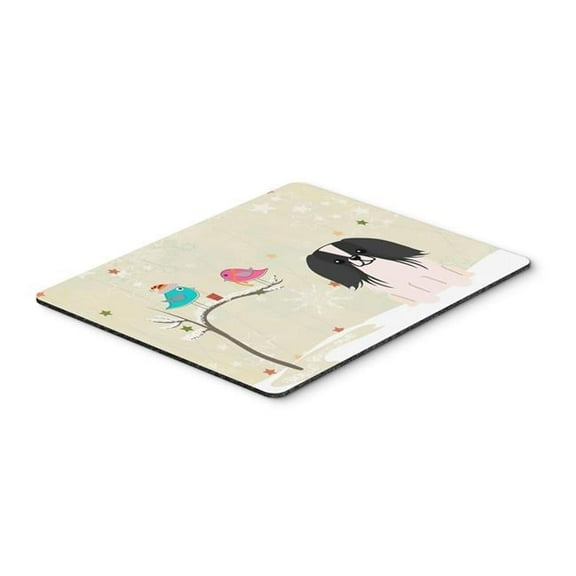 Carolines Treasures Christmas Presents Between Friends Pekingnese Black & White Mouse Pad - Hot Pad or Trivet