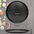 thumbnail image 3 of Yooshoverk 12-Inch Nonstick Perforated Pizza Pan, Carbon Steel Bakeware for Home, 3 of 3