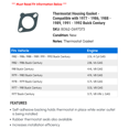 thumbnail image 2 of Thermostat Housing Gasket - Compatible with 1977 - 1986, 1988 - 1989, 1991 - 1992 Buick Century - Gates, 2 of 2