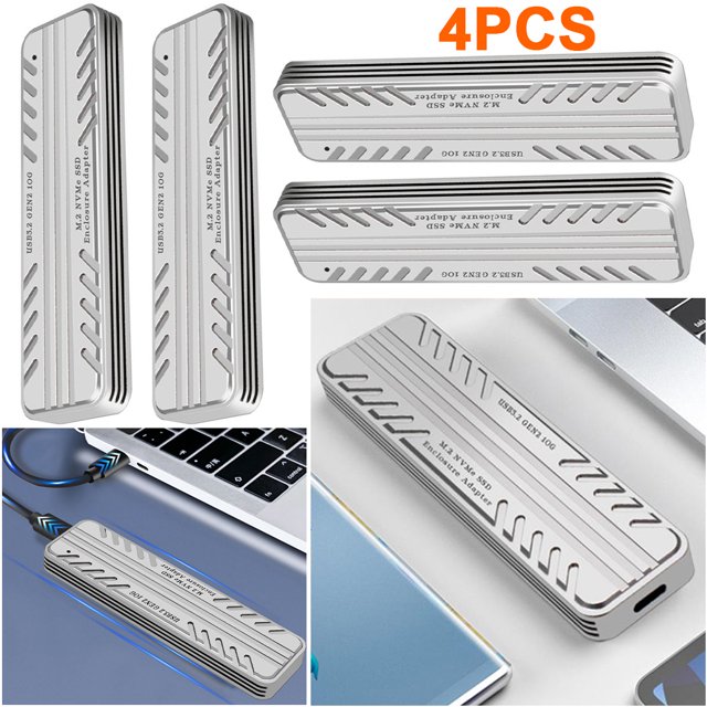Kuymtek Caja Almacenamiento M.2 NVMe HDD USB 3.2 Gen2 para SSD 2230/2242/2260/2280 (PH882JL)