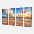 thumbnail image 2 of Beautiful Cloudscape over Beach - Large Beach Canvas Wall Art, 2 of 3