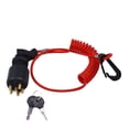 thumbnail image 2 of waltyotur Ignition Switch Key w/Lanyard for OMC BRP Johnson Evinrude 5005801 Boat 1996 Up, 2 of 6