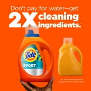 Tide Ultra Sport Liquid Laundry Detergent, Advanced Sweat + Stain Fighter, 84 fl oz, 59 Loads