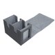thumbnail image 4 of Estuche para baraja de cartas Forro suave Accesorios elegantes Cuero de PU ligero gris, 4 of 8