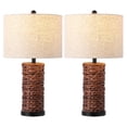 thumbnail image 4 of JONATHAN Y Elicia 25" Coastal Water Hyacinth LED Table Lamp, Dark Brown (Set of 2), JYL6502B-SET2, 4 of 7