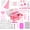 Pink (138 PCS), variant on Cake Decorating Kit: Decorating Supplies Tools Kit 235 PCS Baking Accessories Include Spiping Bags and Tips Set, Piping Tips Set, Spatulas, Cake Scraper, 100 Piping Bags, Purple