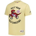 thumbnail image 2 of Men's Mitchell & Ness Vince Carter Cream Toronto Raptors Premium T-Shirt, 2 of 6