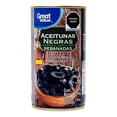 thumbnail image 1 of Aceitunas negras Great Value rebanadas 350 g, 1 of 3