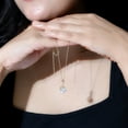 thumbnail image 3 of Rosec Jewels Certified Moissanite Infinity Pendant Necklace - 8 mm Cushion Cut - D-VS1 Quality - Ready to Gift for Valentines Day, 10K Yellow Gold, 3 of 7