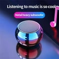 thumbnail image 6 of Wireless Bluetooth,Compatible Speaker Small Subwoofer Portable Outdoor Mini Audio Compatible for iOS/Android,Blue Purple, 6 of 9