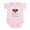 Petal Pink, variant on CafePress - I Love Papaw & Mamaw Infant Creeper - Baby Light Bodysuit, Size Newborn - 24 Months