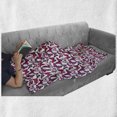 thumbnail image 6 of Butterfly Soft Flannel Fleece Blanket, Vibrant Watercolor Animals Patterns Warm Climate Creatures Spring Season, Cozy Plush for Indoor and Outdoor Use, 50" x 60", Pink Magenta Black, by Ambesonne, 6 of 6