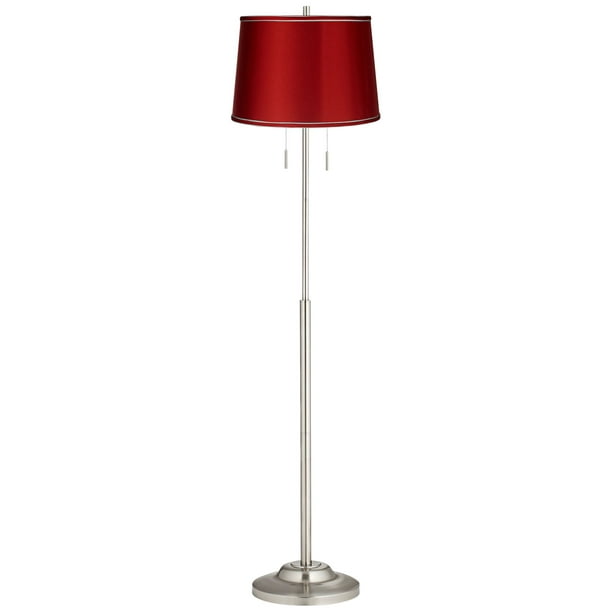 360 Lighting Modern Floor Lamp 66 Tall, Floor Lamp With Red Shade