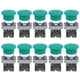 thumbnail image 1 of 10 piezas interruptor de botón BERM elementos de control de potencia equipo de control de distribución de energía 240VXB2-10M verde VoborMX herramienta, 1 of 8