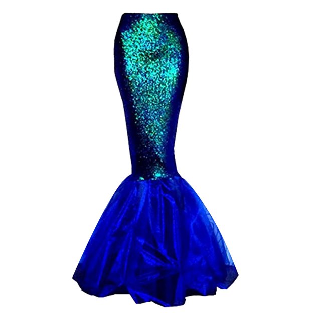 Jupe Longue à Sequins pour Femmes Jupe Patineuse pour Femmes Jupes en Peluche pour Femmes pour Fête d'Halloween Robe Longue Jupes pour Femmes Jupe et Haut pour Femmes Élégante Queue Élégante Soirée Midi Jupes Table