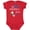 Red, variant on My First Fourth of July Eagle Boys or Girls Baby Bodysuit