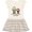 Natural with Stripes, variant on Inktastic I Love My Brother with Autism Girls Toddler Dress