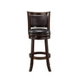 thumbnail image 6 of Home Square Augusta 29" Swivel Bar Stool in Cappuccino and Dark Brown - Set of 2, 6 of 10