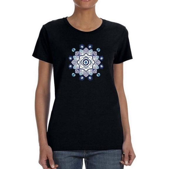 Blue Eye Turkish Shaped T-Shirt Women -Image by Shutterstock, Female x-Large