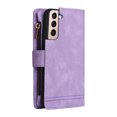 thumbnail image 5 of Feishell for Samsung Galaxy S22 5G 6.1 inch Zipper Wallet Case with Wrist Strap & Shoulder Strap,Premium PU Leather Magnetic Clasp Flip Holder Card Slots Crossbody Phone Case for Women Men,Purple, 5 of 18