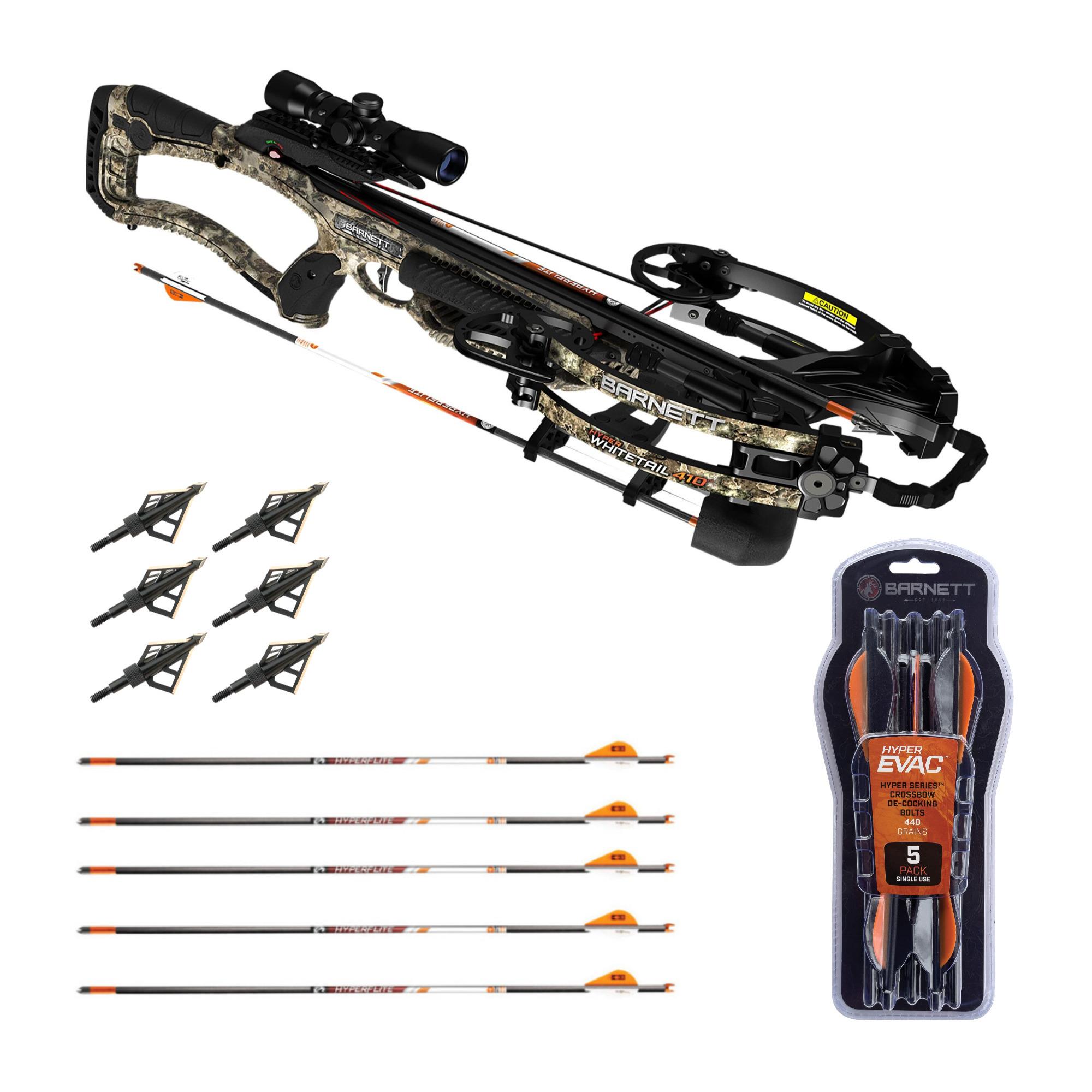 Crossbows Hyper Whitetail 410 FPS (Mossy Oak) with Arrows