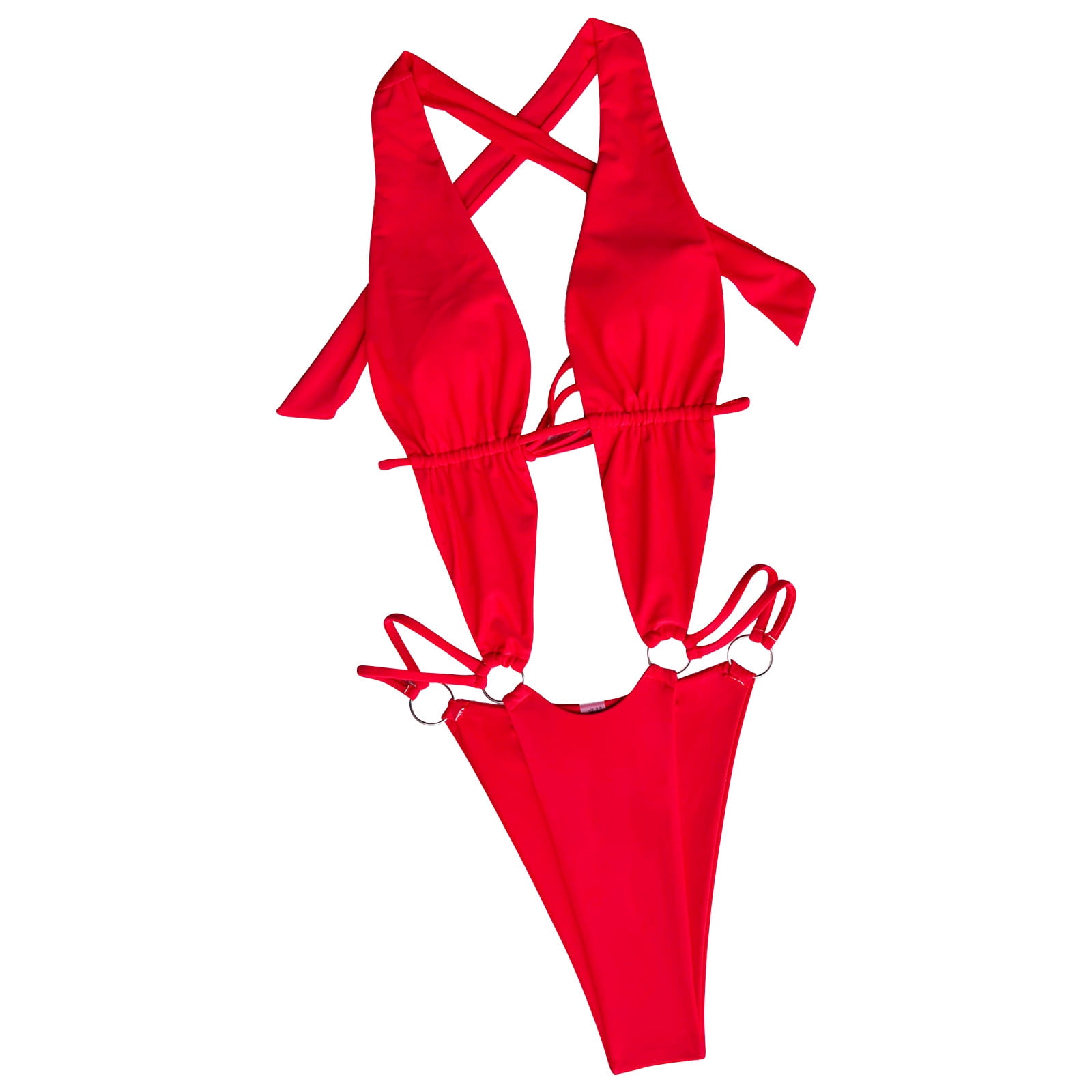 LWZWM Cheeky One Piece Swimsuits for Women Clearance Sexy Bikini