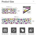 thumbnail image 3 of Yayeee Faucet Mat for Kitchen Sink 30" Diatomite Long Splash Guard Pad, Purple Retro Pattern, 2 Pack, 3 of 7